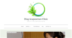 Desktop Screenshot of dingacupuncture.com